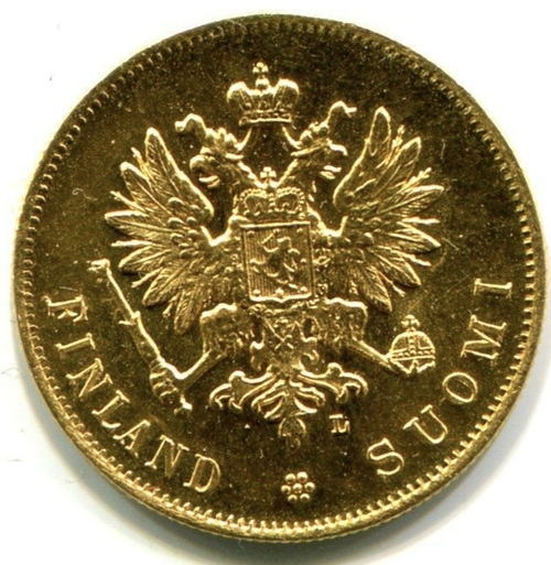 10 марок 1905 год. Золото