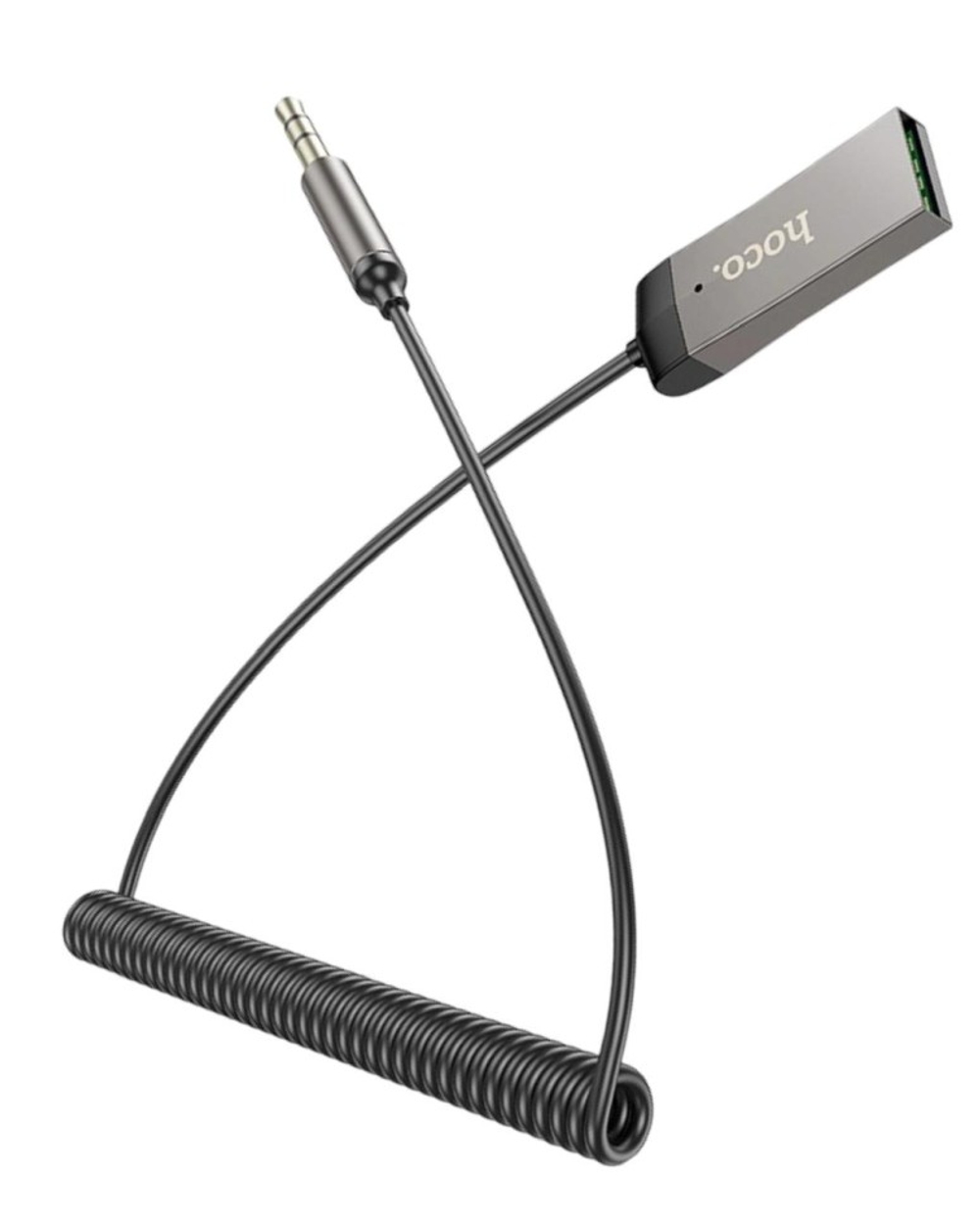 Bluetooth адаптер для магнитолы Hoco E78 BT5.3 серый