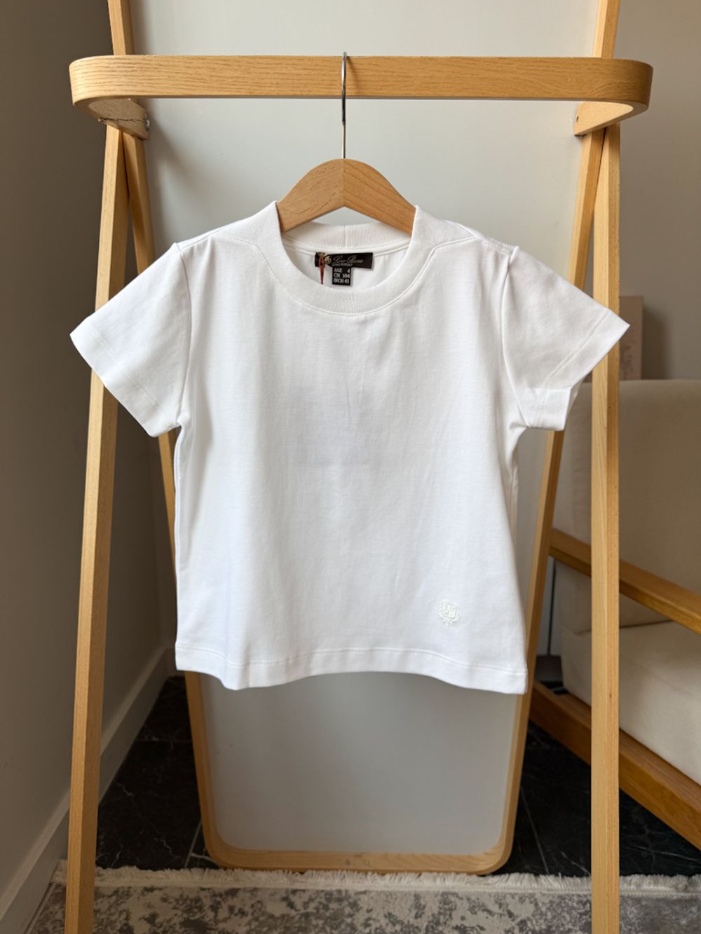 Новая хлопковая футболка Loro Piana, 104