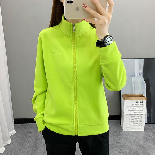 Кофта флис outdoor женская 2642 - Зеленый