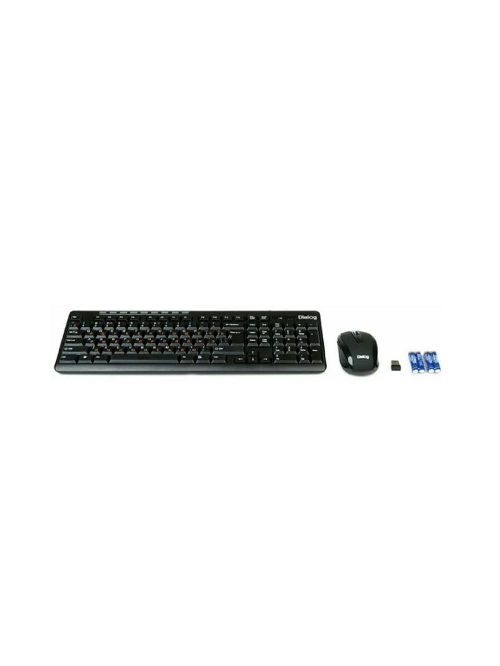 Dialog Клавиатура + мышка KMROP-4020U Pointer RF 2.4G - USB {Беспроводной набор , радиоклавиатура + опт. радиомышь 6D}