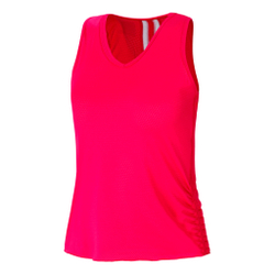 Женская теннисная майка Lucky in Love Pindot V-Neck Tank Top Special Edition Women - Pink, White