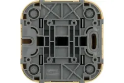 Выключатель Legrand Quteo 2-клавишный накладной дерево 25986