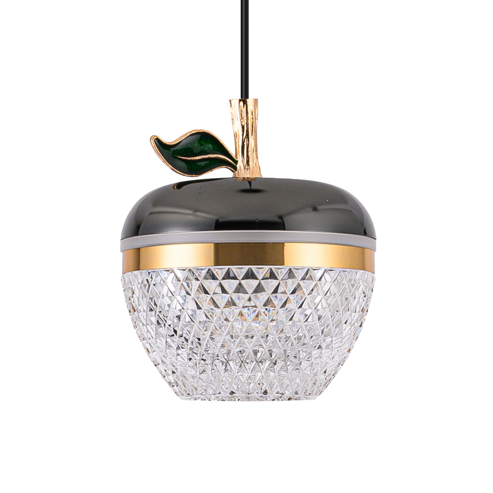 Подвесной светодиодный cветильник LED4U L7120-1 СR-BK