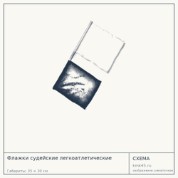Флажки судейские легкоатлетические — от 650 ₽