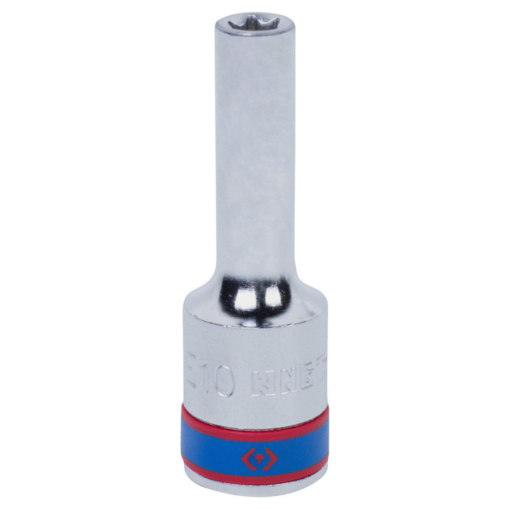 KING TONY (427510M) Головка торцевая глубокая TORX Е-стандарт 1/2", E10