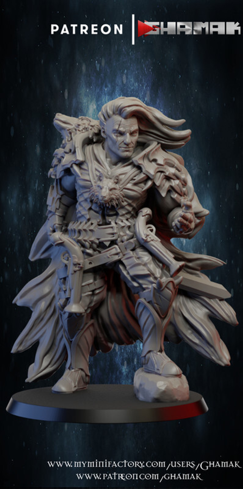 Grand Alliance Order Cities of Sigmar Empire Авантюрист Искатель приключений миниатюра для dnd, днд, pathfinder, фентези, Настольная игра, НРИ, Варгейм, РПГ