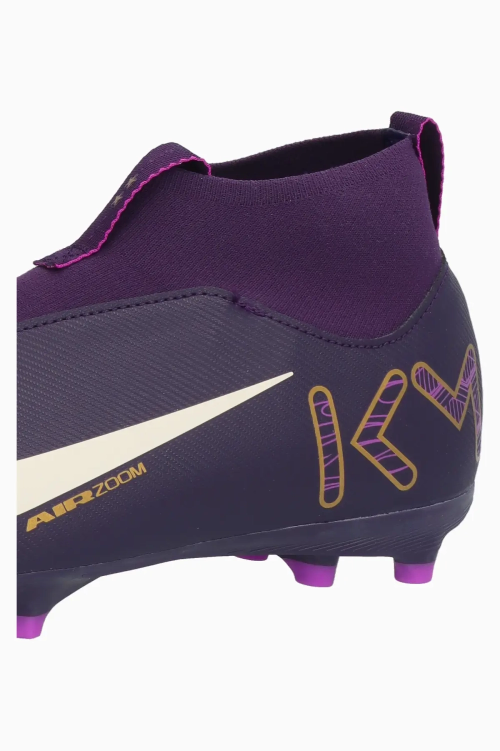 Бутсы Nike Zoom Mercurial Superfly 10 Academy Mbappe FG/MG Junior - фиолетовый