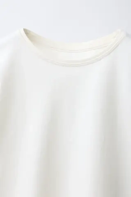 ZARA НАБОР ИЗ ТРЕХ ФУТБОЛОК В ПОЛОСКУ И ОДНОТОННЫХ, РАЗНОЦВЕТНЫЙ