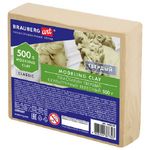 Пластилин скульптурный Brauberg Art Classic, 500гр, телесный, твердый