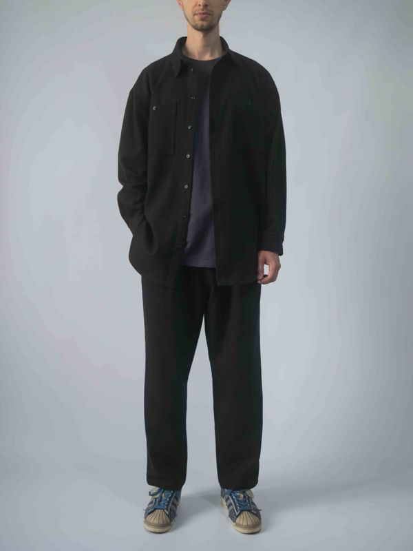 Рубашка Oversize черная - фото 6