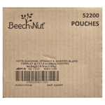 Beech-Nut, овощи, для детей от 6 месяцев, цукини, шпинат и банан, 12 паучей по 99 г (3,5 унции)
