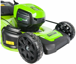 Газонокосилка аккумуляторная самоходная GREENWORKS GD60LM46SP 60В,46см,б/щ,без АКБ и ЗУ (2502907)