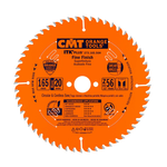 Пильный диск с тонким пропилом CMT 165 x 20 (15,87) x 1.6 / 1.0 Z=56 ATB + SHEAR Z=56 поперечное пиление 273.165.56H