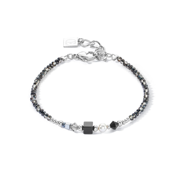 Браслет Coeur de Lion Black-Silver 4355/30-1317