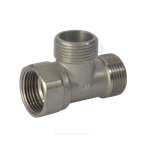 Тройник латунь никель Ду 20 (3/4") НР/НР/ВР SantechSystems