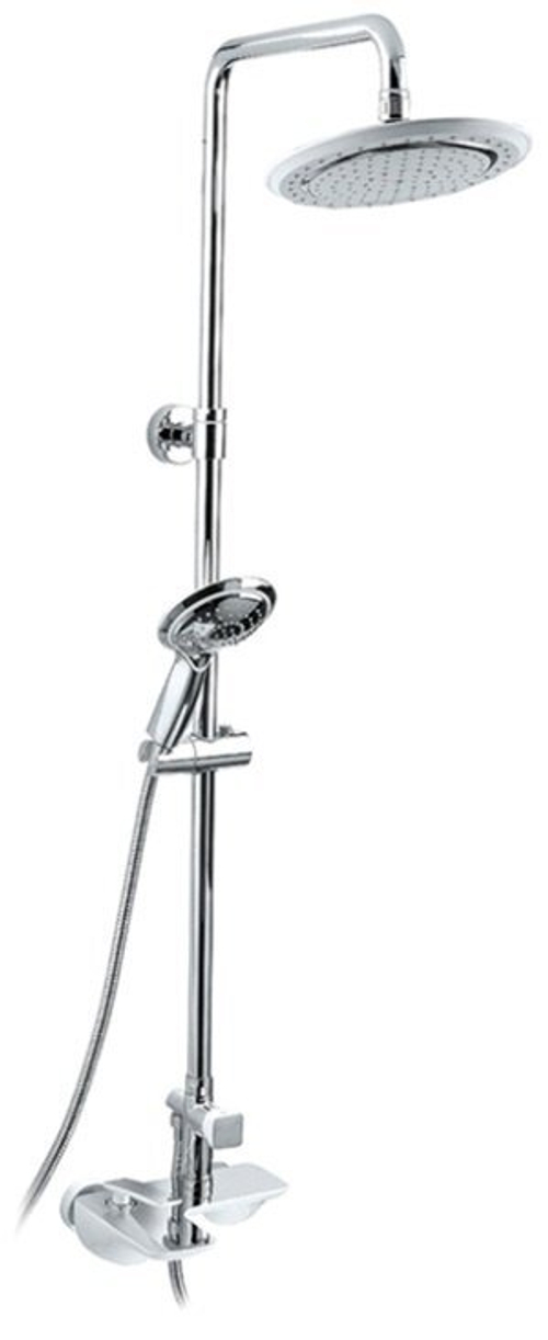 Душевая стойка Timo Helmi SX-1070/00 2100 chrome white, 3-х режимная, белая/хром
