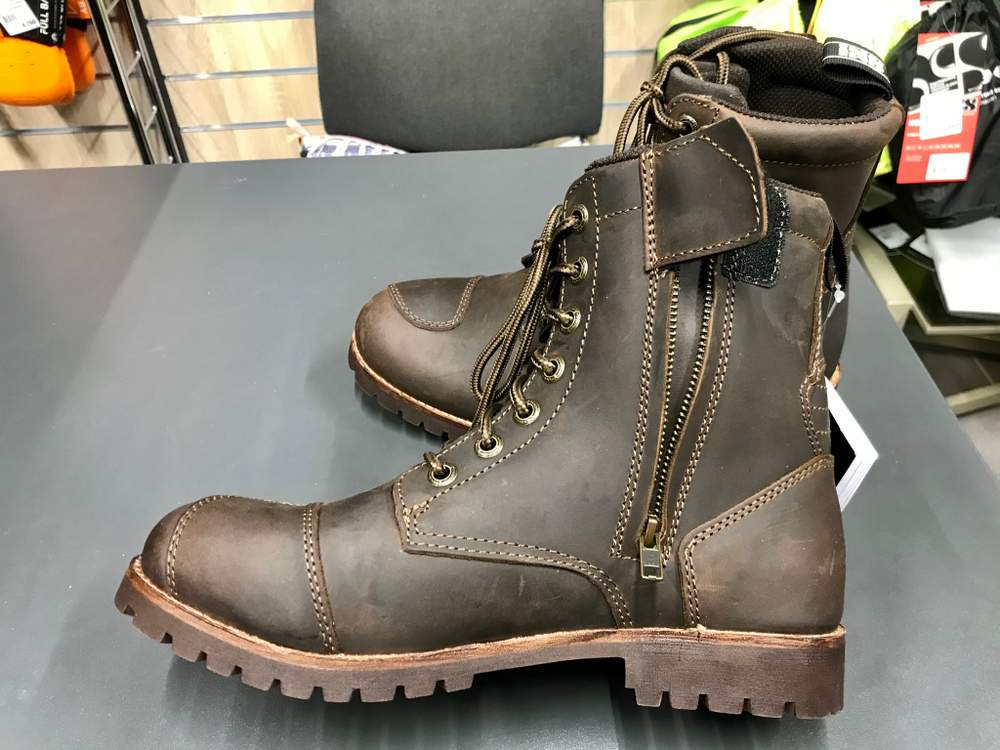 классические мотоботы IXS Classic Shoe Oiled Leather Brown