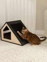 Домик для кошек с когтеточкой Claw Cat