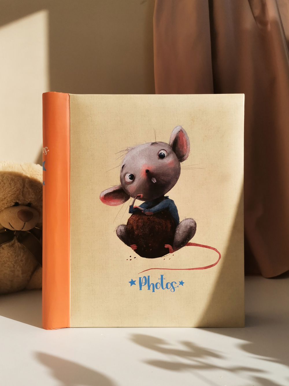 Фотоальбом на 20 магнитных листов 23х28 см, внутр. спираль mice and bunny Мышонок
