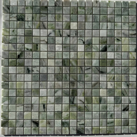 Мозаика PIX 312 Jet Green Полированная (15х15)