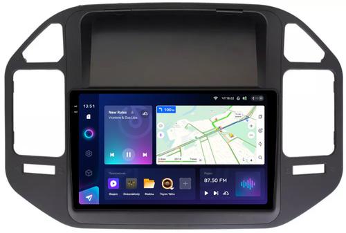 Магнитола для Mitsubishi Pajero 3, Montero 3 1999-2006 (рамка черная) - Teyes CC3-2K QLed Android 10, Быстрая, SIM-слот, CarPlay