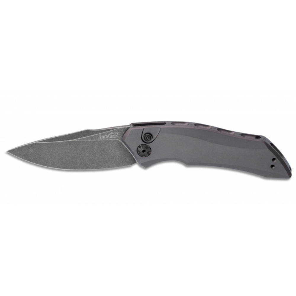 Нож автоматический Kershaw K7100GRYBW, серая рукоять, клинок CMP154CM