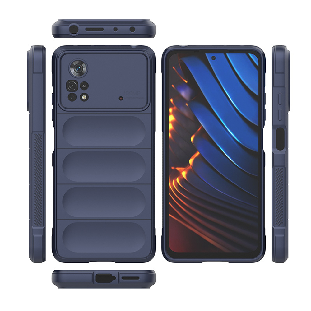 Противоударный чехол Flexible Case для Poco X4 Pro 5G