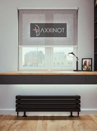 Axxinot Verde ZN 1500 - напольный трубчатый радиатор шириной 1500 мм