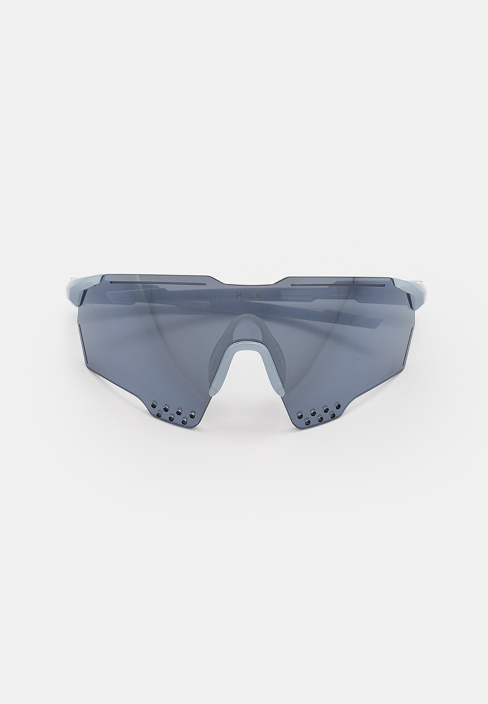 Спортивные очки HILX Gladiator (L) / Shiny Crystal Milky Light Grey / Black Mirror Lens