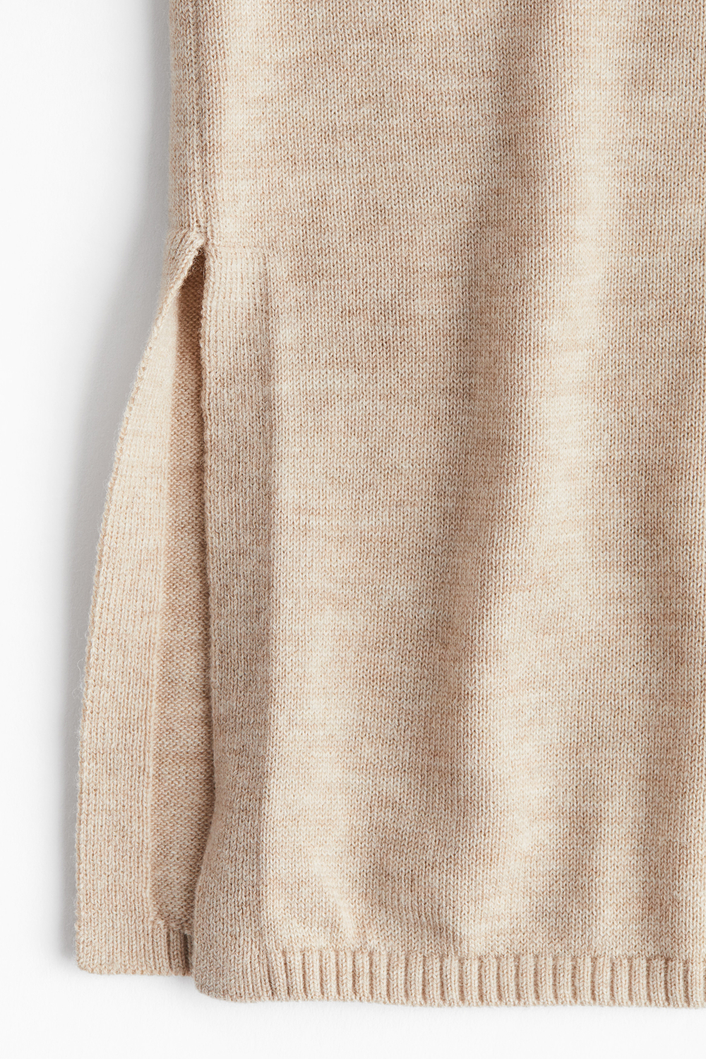 Свободный свитер с кашемиром и разрезами - H&M