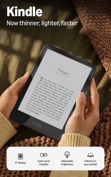 Электронная книга Amazon Kindle 2026 16Gb (с рекламой) Серый | Graphite