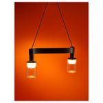 Подвесной светильник IKEA ACKJA / MOLNART (АККЙЯ / МОЛЬНАРТ), Черный, 14х60 см, 10х23 см