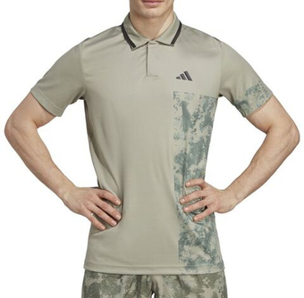 Мужское теннисное поло Adidas Paris Tennis Heat.Rdy Freelift Polo Shirt - серый
