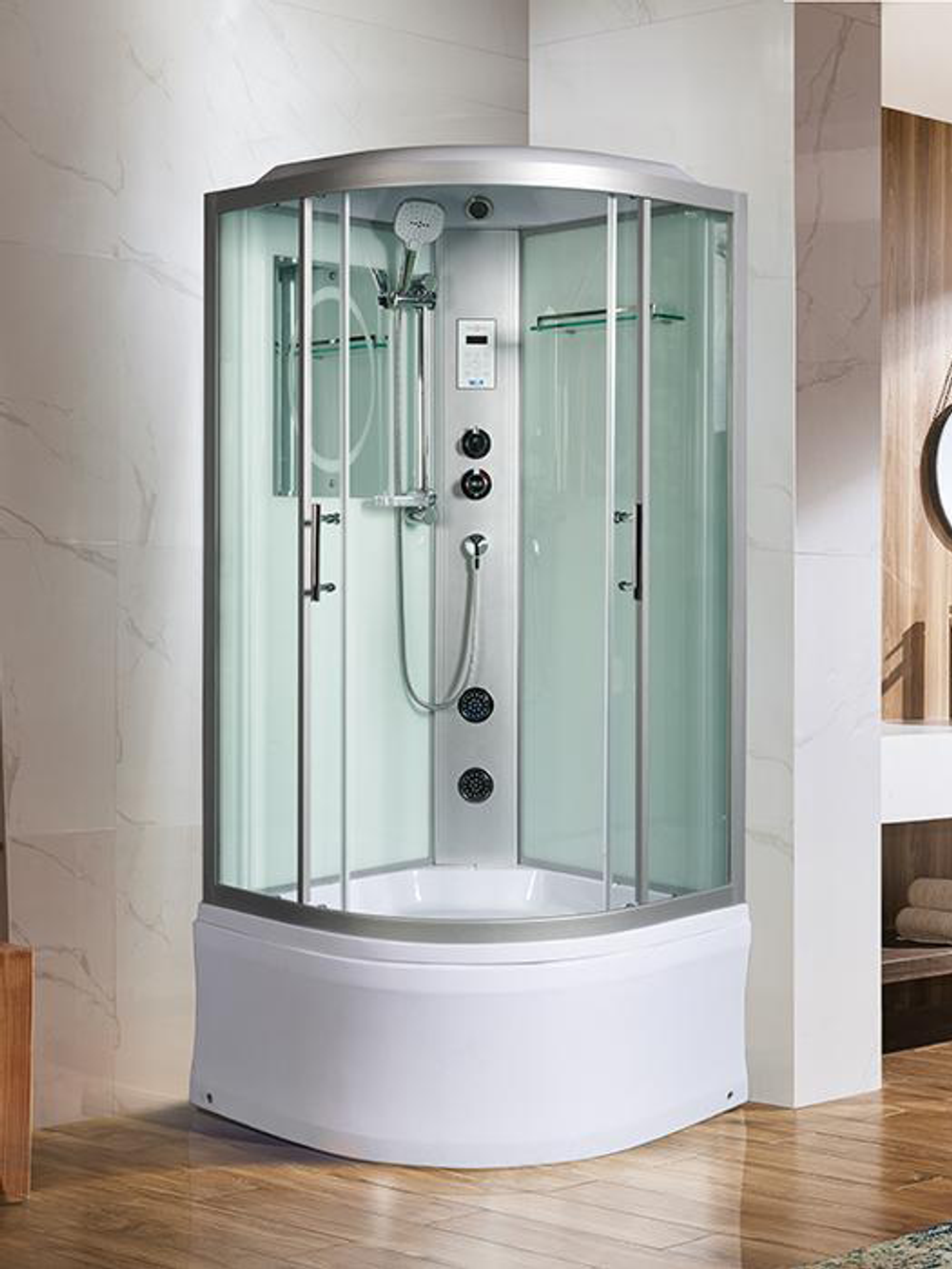 Душевая кабина WeltWasser  WW500 HALLE 1002 1000х1000х2170 мм 10000003243