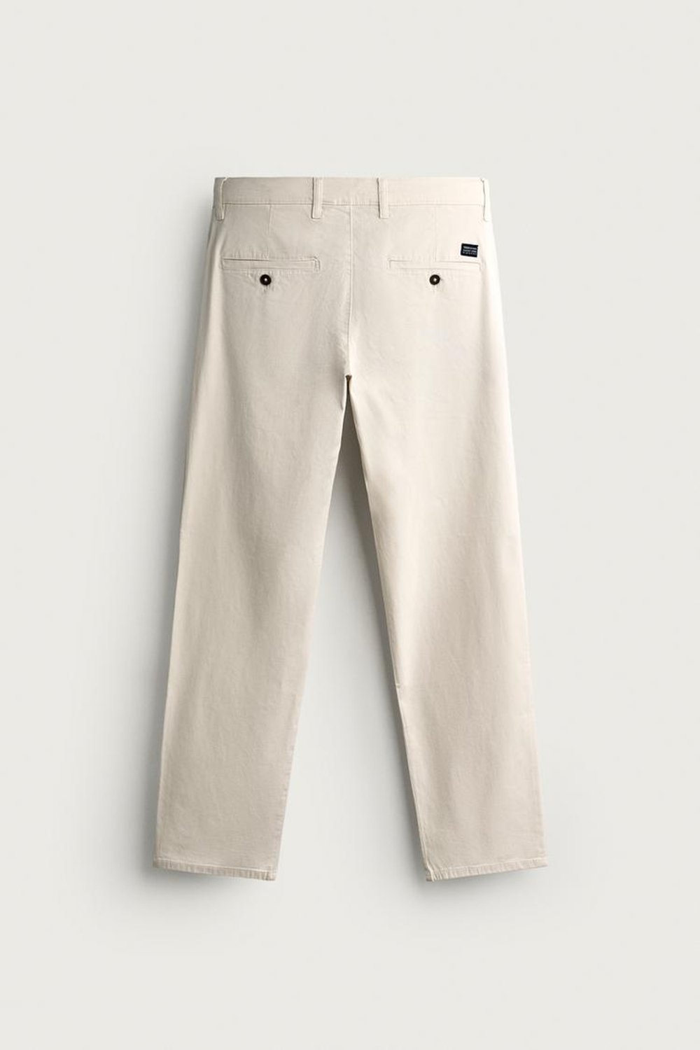ZARA БРЮКИ ЧИНОС SLIM FIT, ЭКРЮ