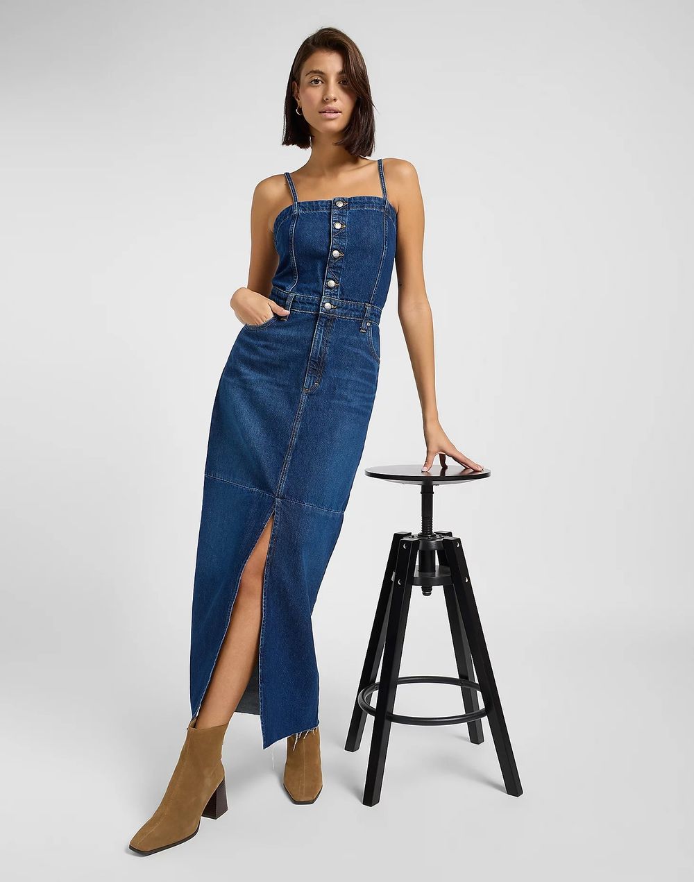 Платье женское LEE MAXI DENIM DRESS