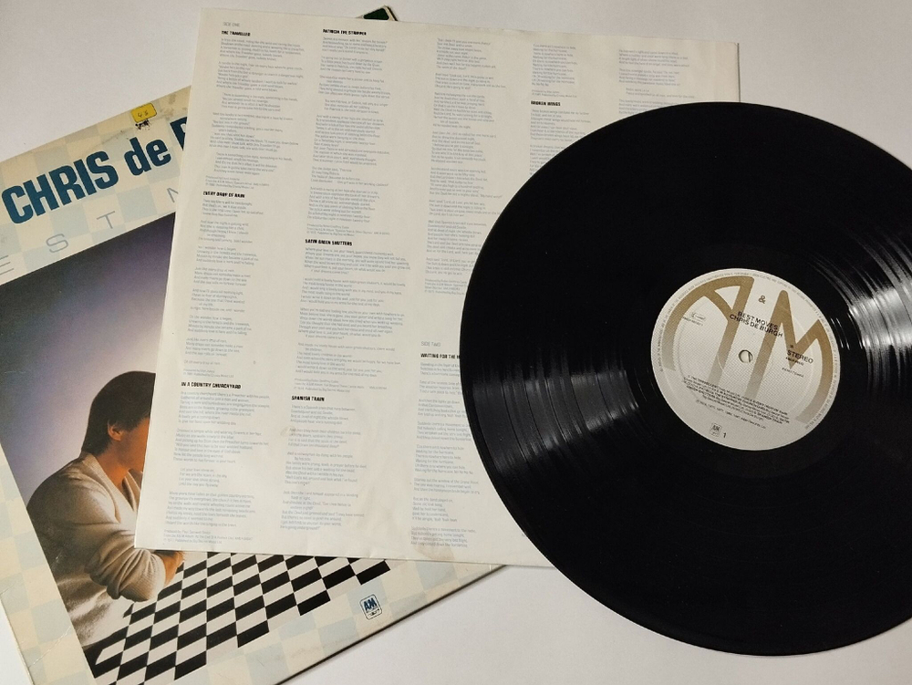 Винтажная виниловая пластинка LP Chris de Burgh Best Moves (Holland 1981)
