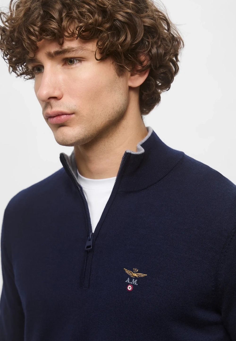 Джемпер муж Aeronautica 1389 синий