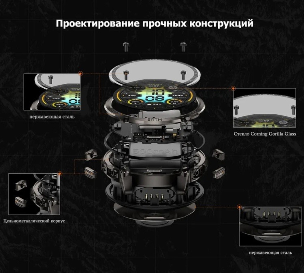 KOSPET TANK T4C 50 мм серебристый-черный