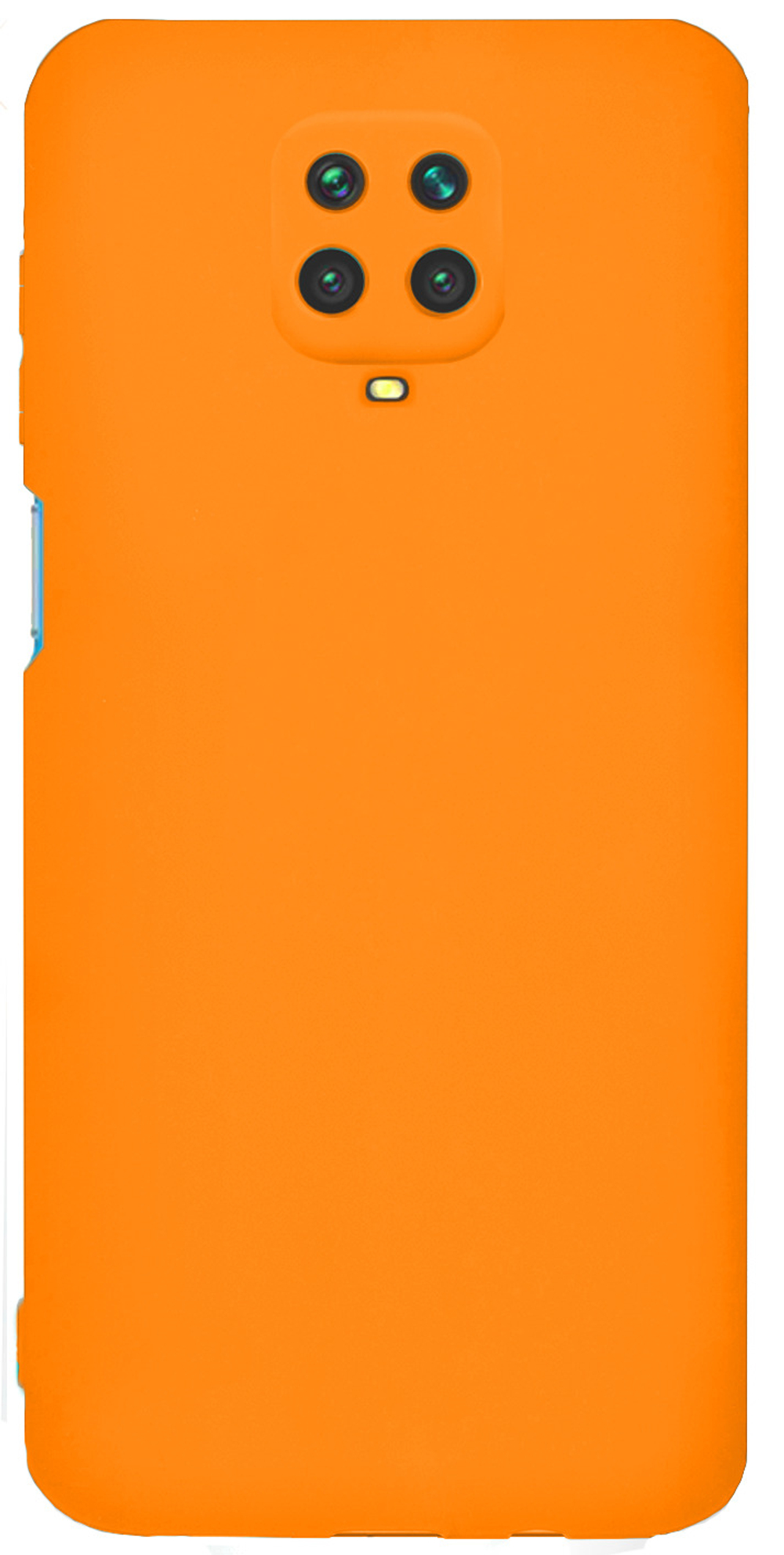 Мягкий Soft Touch чехол из силикона для XIAOMI REDMI NOTE 9 PRO / 9S / POCO M2 PRO с бархатной подкладкой