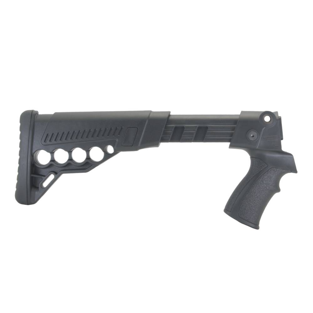 Приклад телескопический с патронташем на Бекас 12, 16, DLG Tactical. Черный