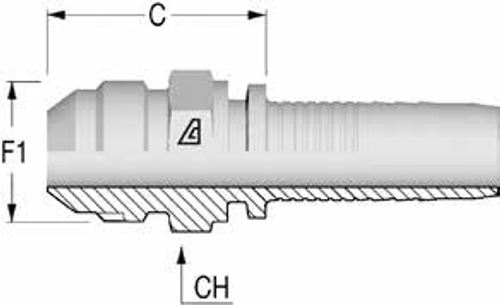 Фитинг DN 12 JIC (Ш) 7/8