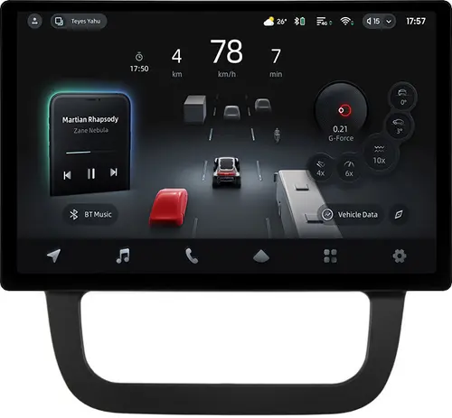Магнитола для Volkswagen Jetta 5 2005-2010 (климат 2) - Teyes CC4-PRO монитор 13" 2K QLED на Android 13, Быстрейшая, Snapdragon 778G, ИИ, CarPlay, DSP, 4G SIM-слот