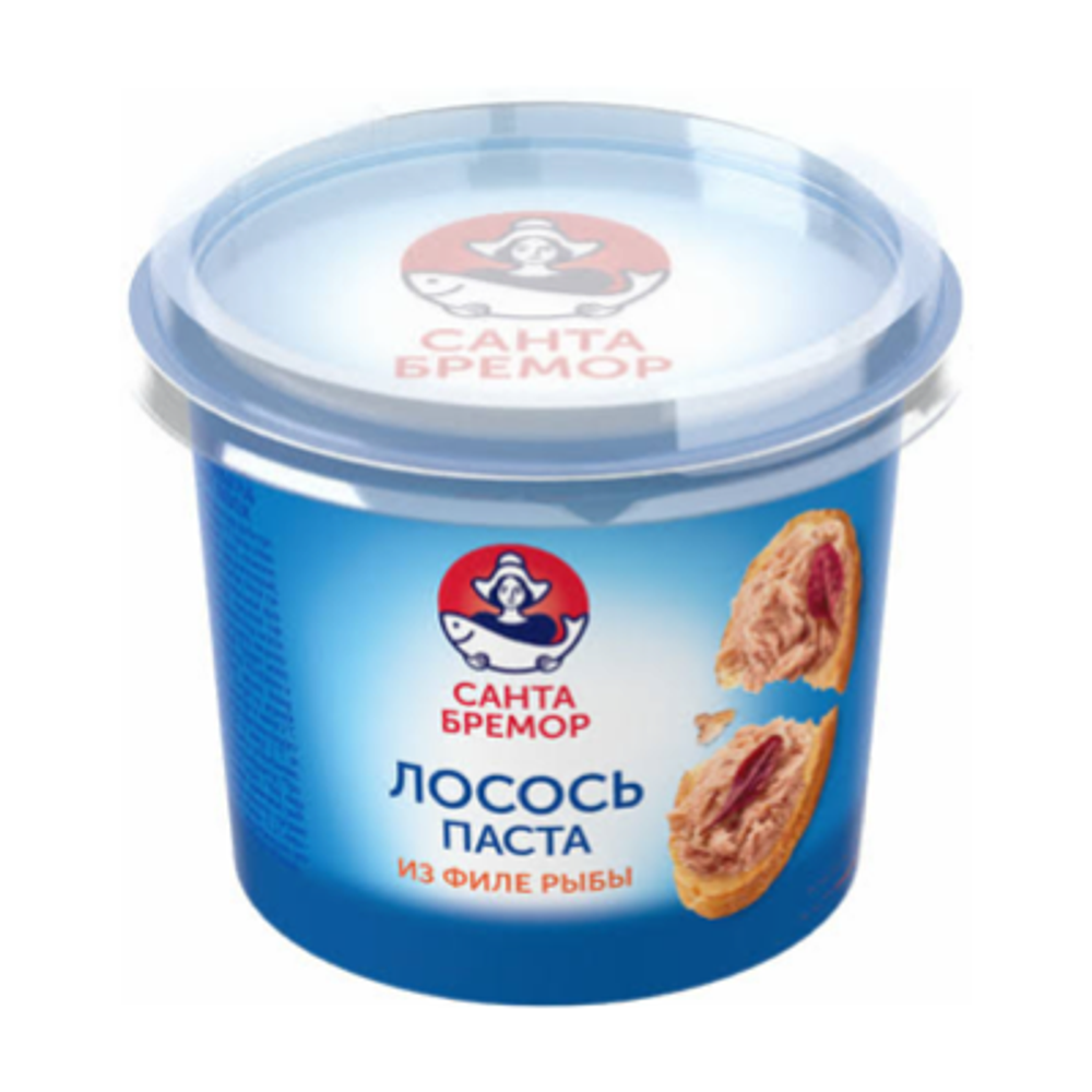 Паста Санта Бремор Лосось паста из филе рыбы 140г