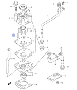 Штифт Suzuki DF9.9/DF15/DT9.9/DT15