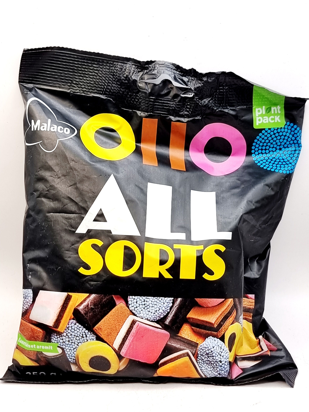 Лакрица ассорти Malaco OLLO All Sorts 250 г (из Финляндии)