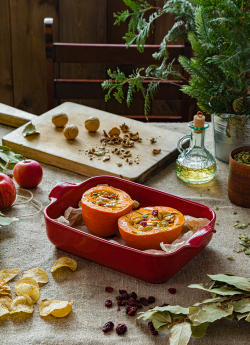 Форма для запекания 2.3л Esprit de cuisine малиновая