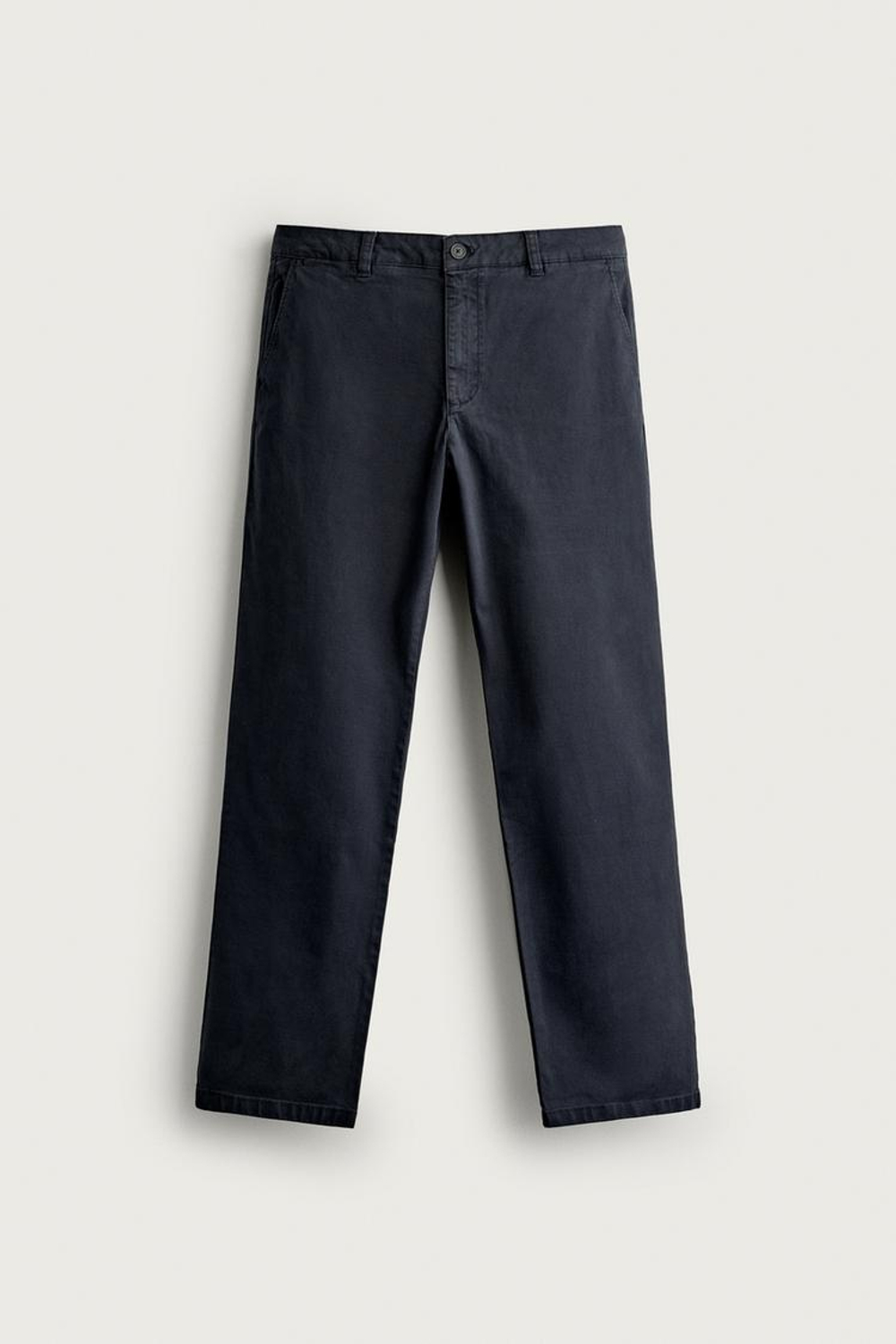 ZARA БРЮКИ ЧИНОС SLIM FIT, МОРСКОЙ СИНИЙ