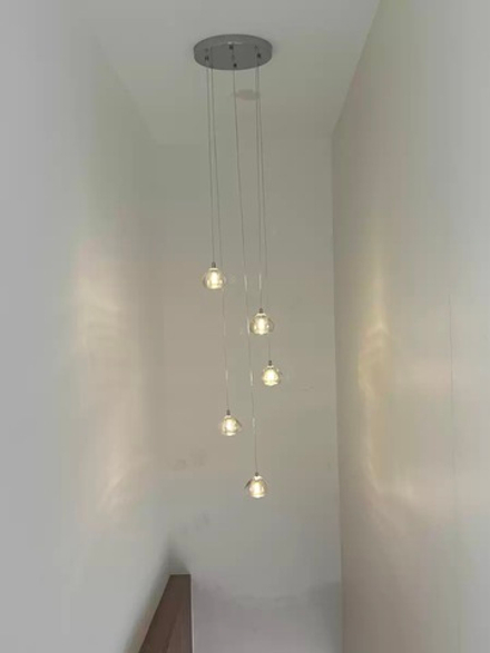 Pendant design lamp Mizu by Terzani (5 suspension)